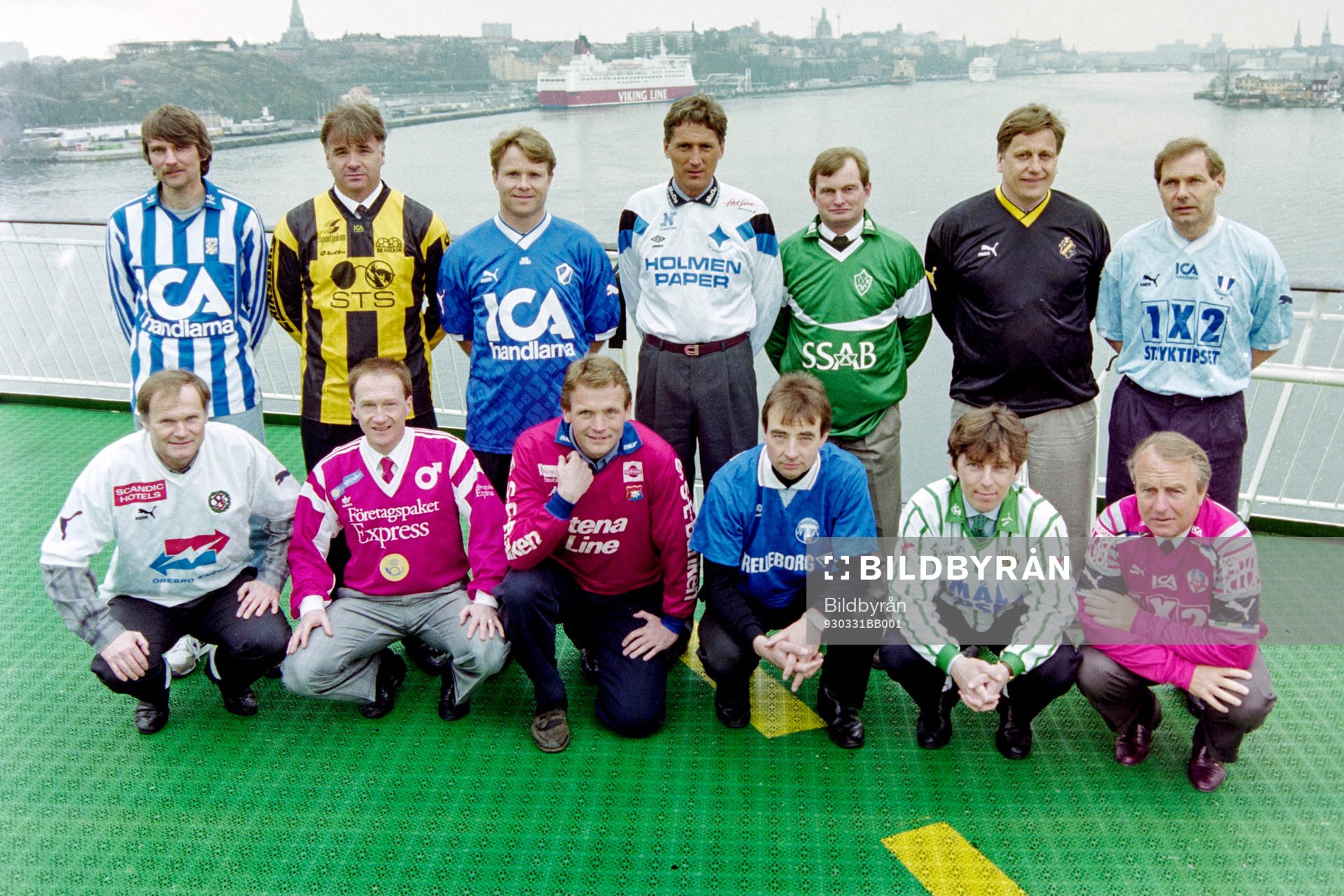 Bakre raden fr. v: Ruben Svensson, Göteborg, Reine