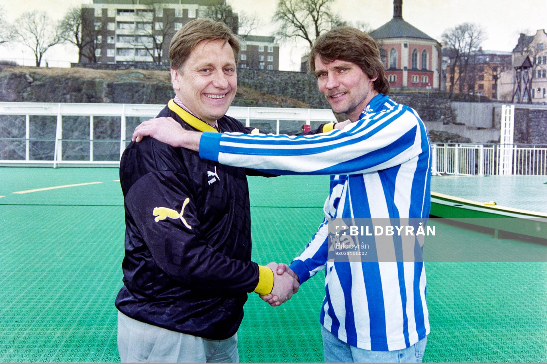 Tommy Söderberg, tränare, AIK och Ruben Svensson, IFK