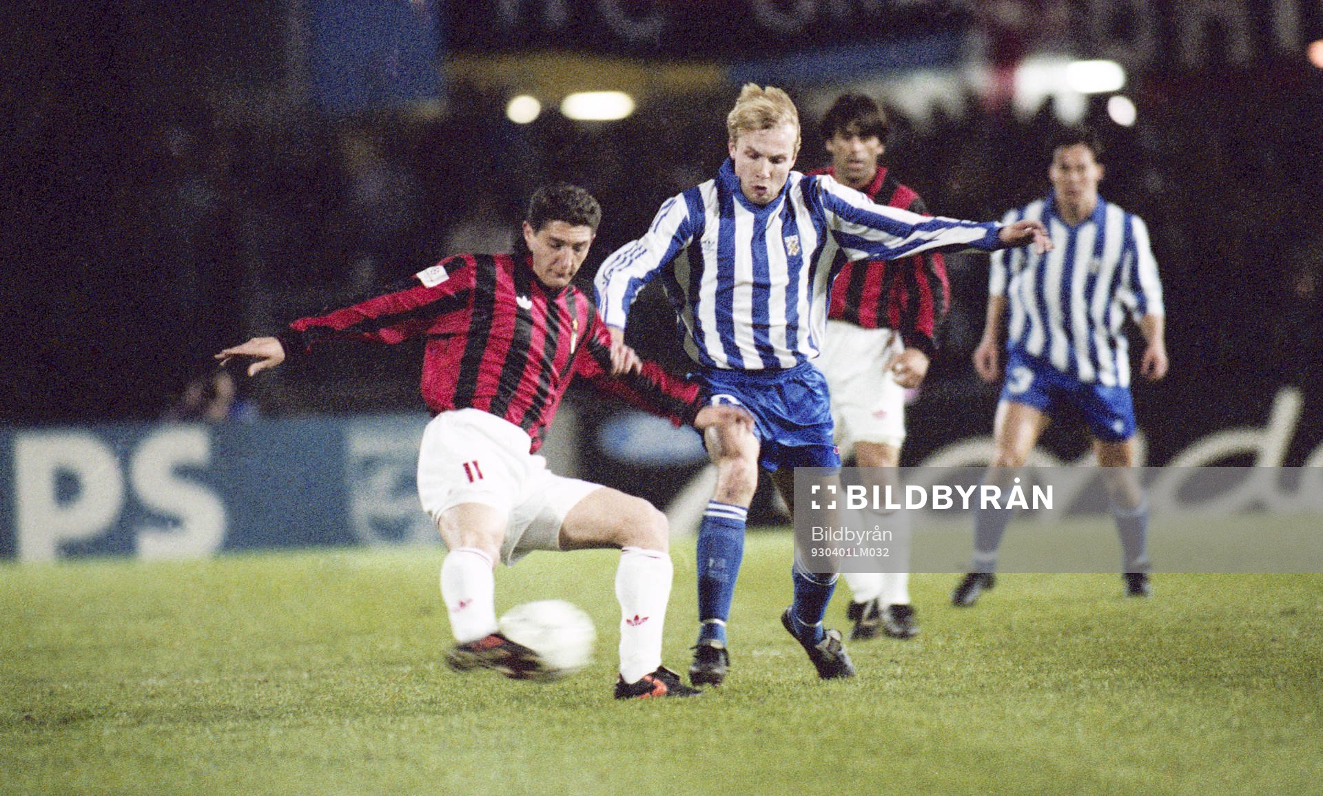 Håkan Mild, Göteborg  mot Daniele Massaro, Milan