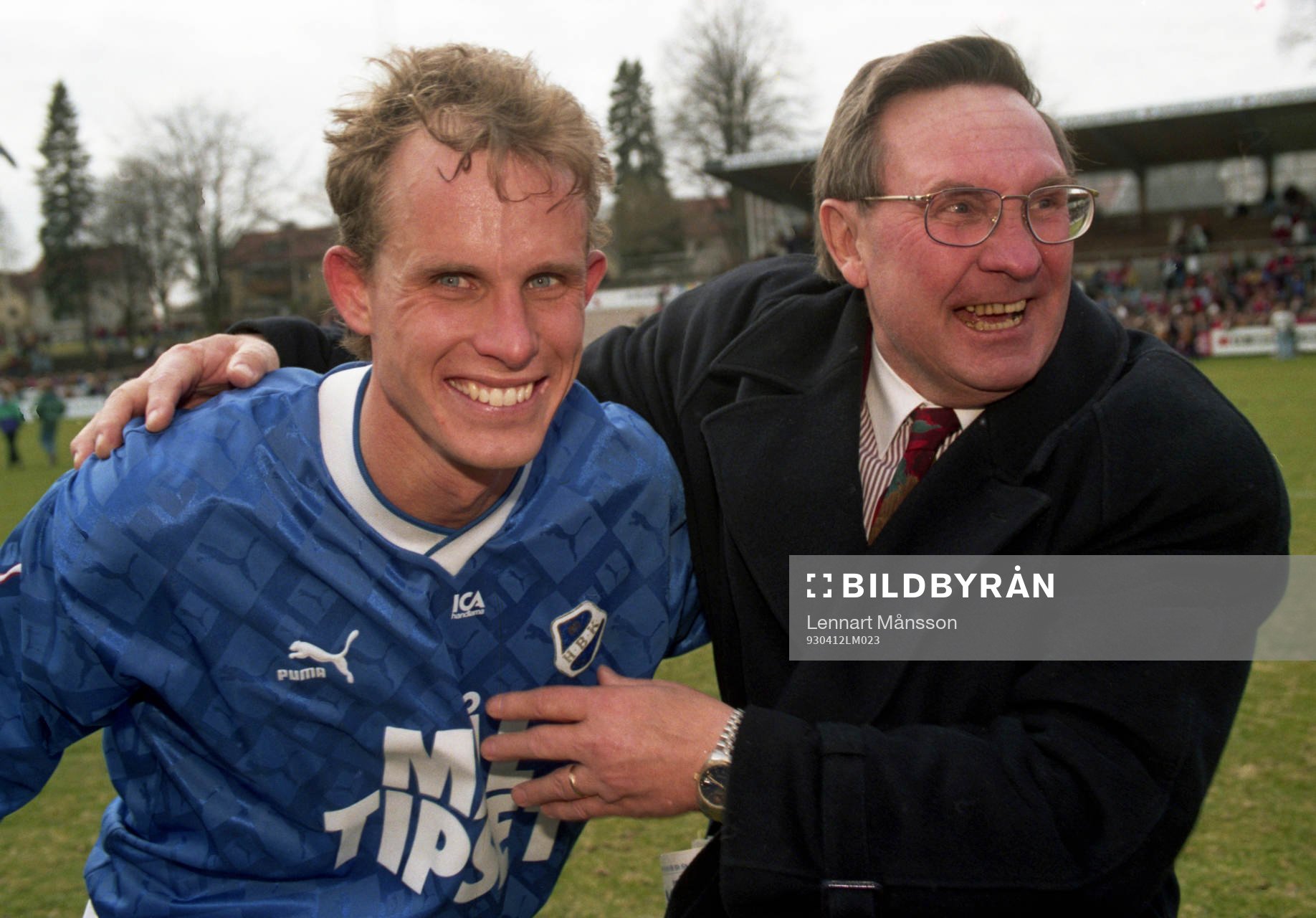 Tvåmålsskytten Henrik Bertilsson och Stig Nilsson,