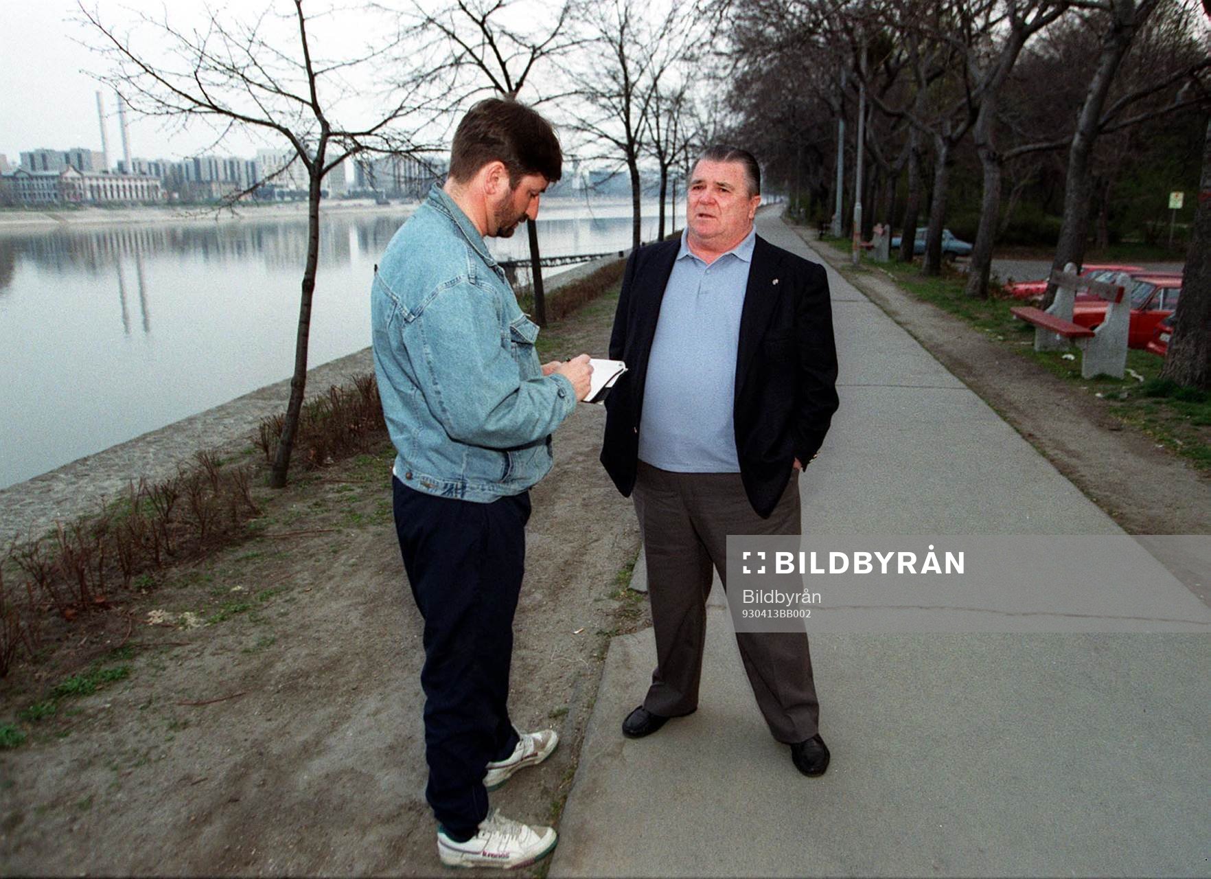 Stefan Alfelt och Ferenc Puskas