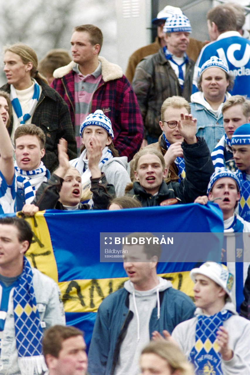 Göteborgsfans på Vångavallen