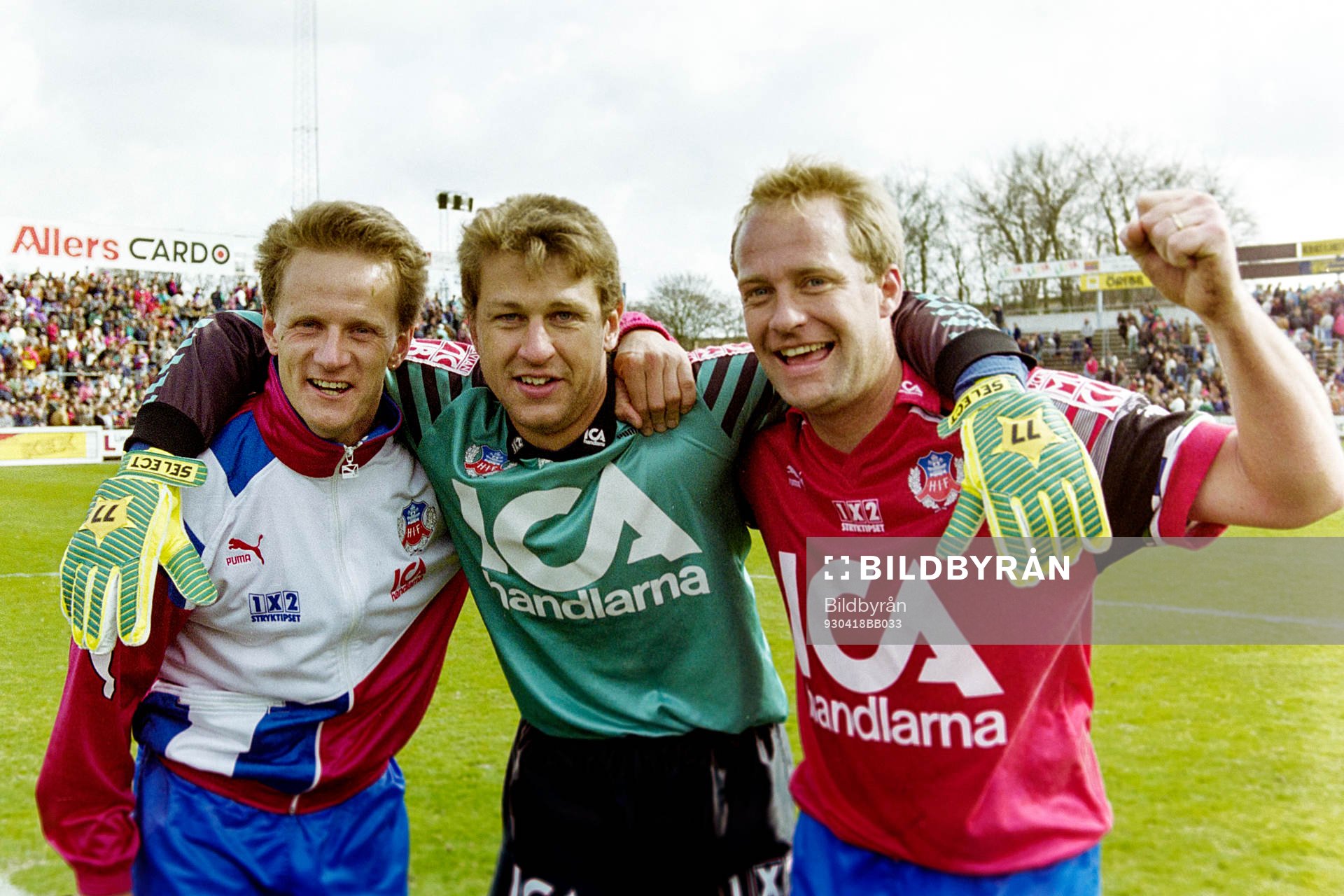 Mikael Ragvald, Sven Andersson, målvakt och Mats Magnusson