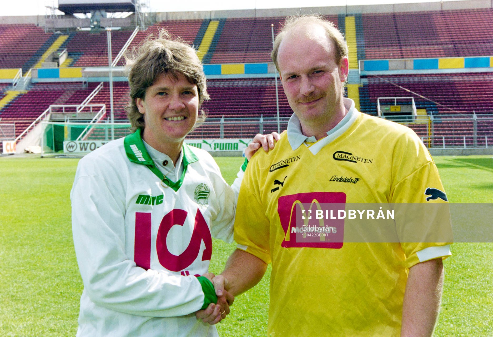 Pia Sundhage, Hammarby och Thomas Gustafsson, tränare i