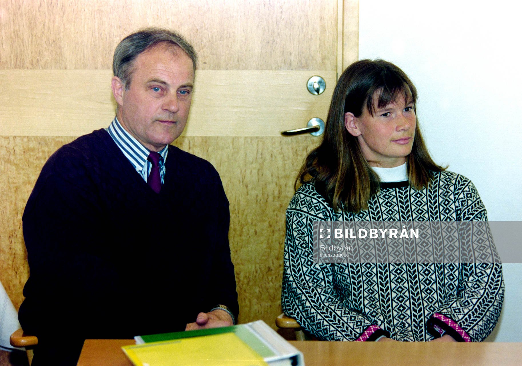 Lars-Erik Johansson, tränare och Åsa Jakobsson,