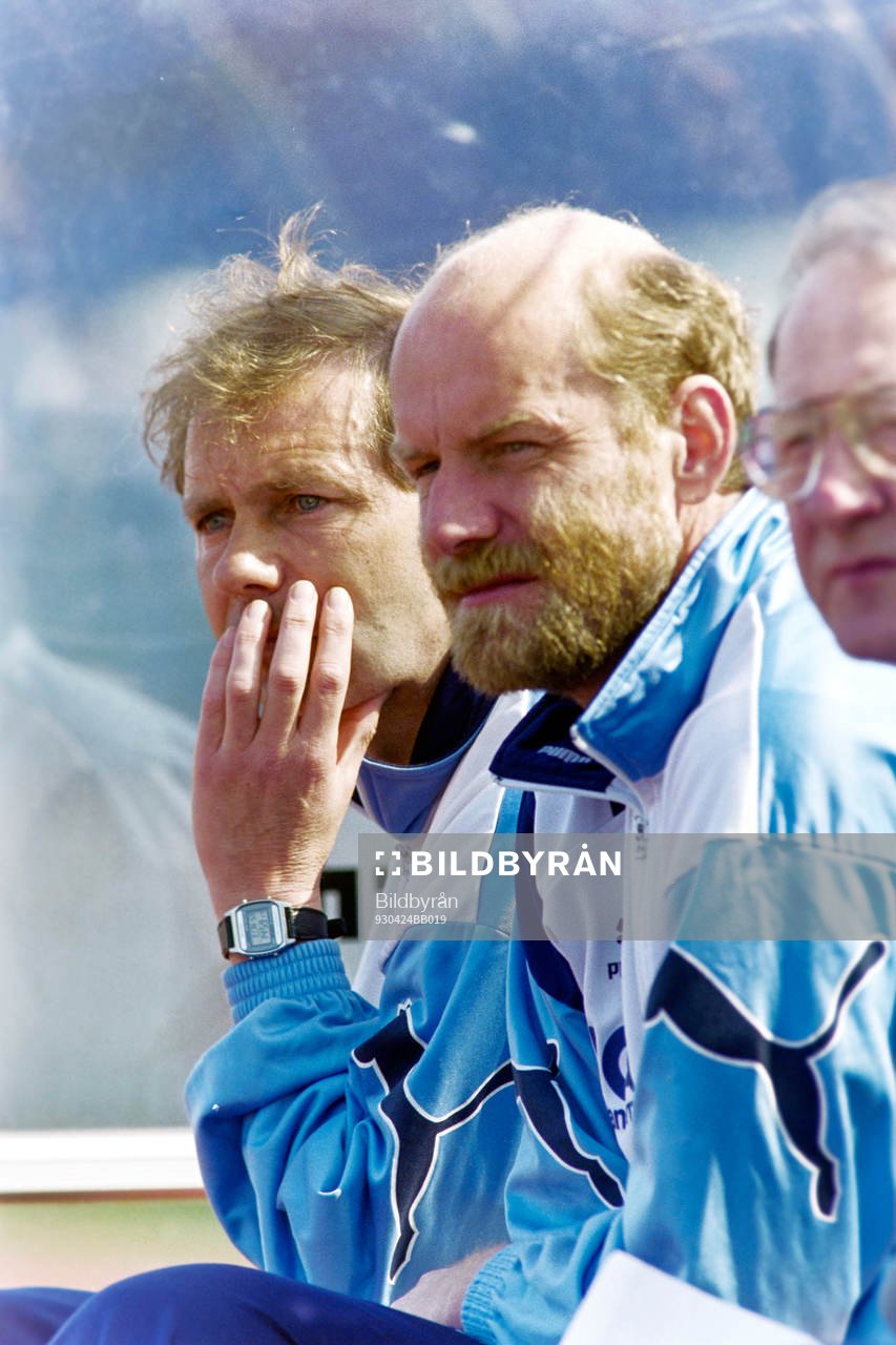 Viggo Jensen, tränare och Thomas Sjöberg, assisterande