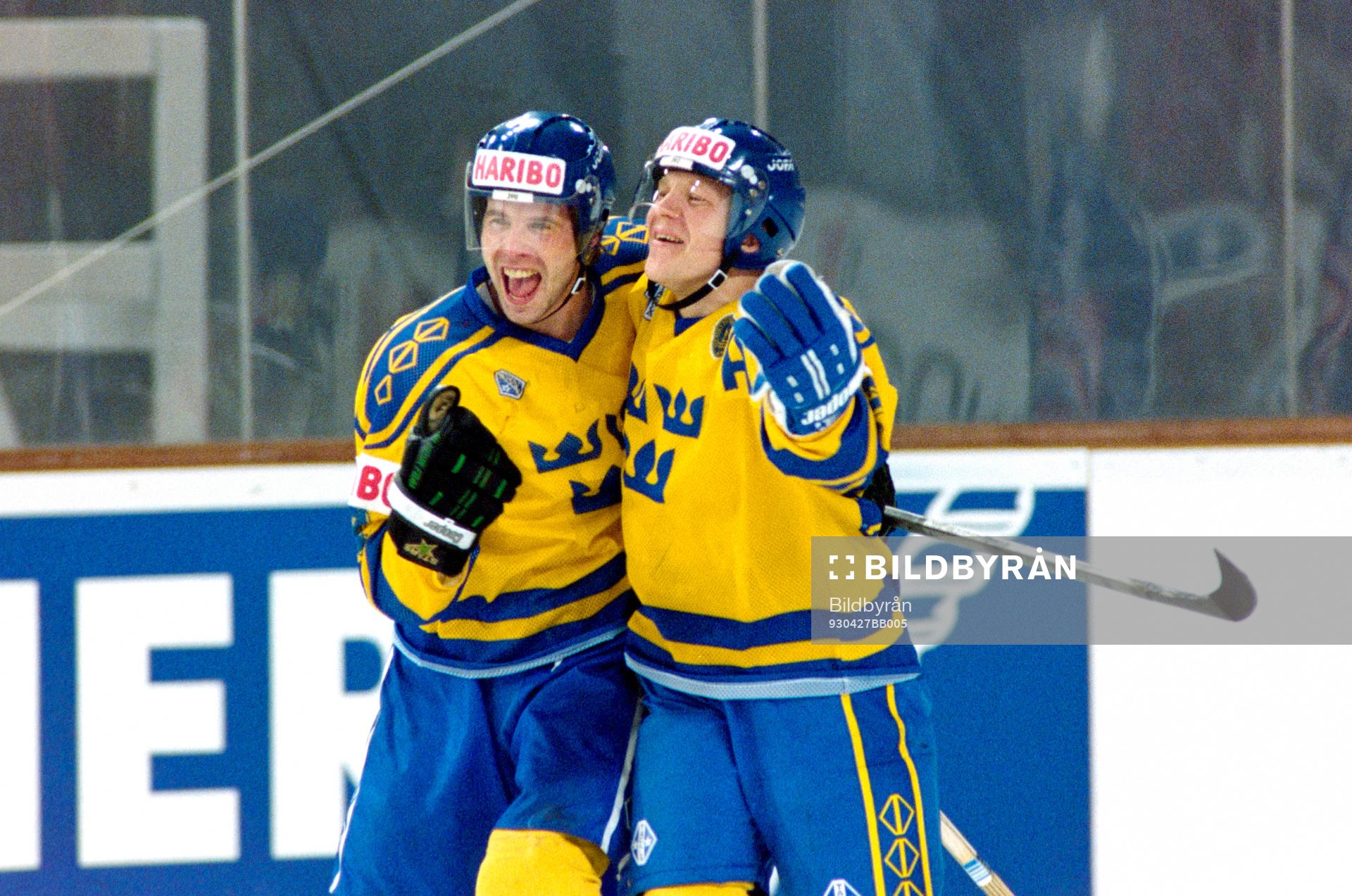 Ulf Dahlén, Sverige och Charles Berglund jublar