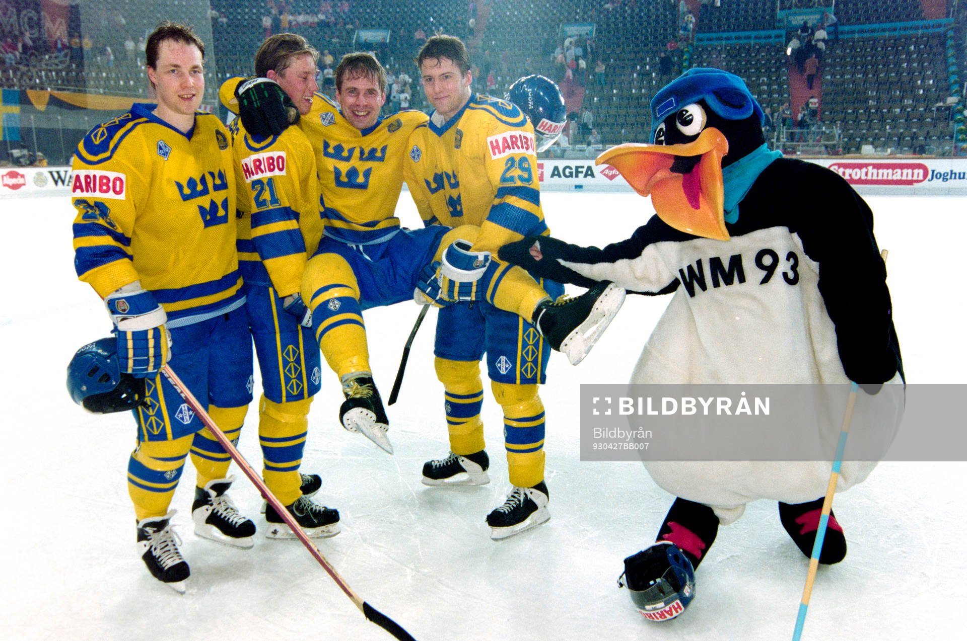 Roger Åkerström, Peter Forsberg, Ulf Dahlén och Mikael