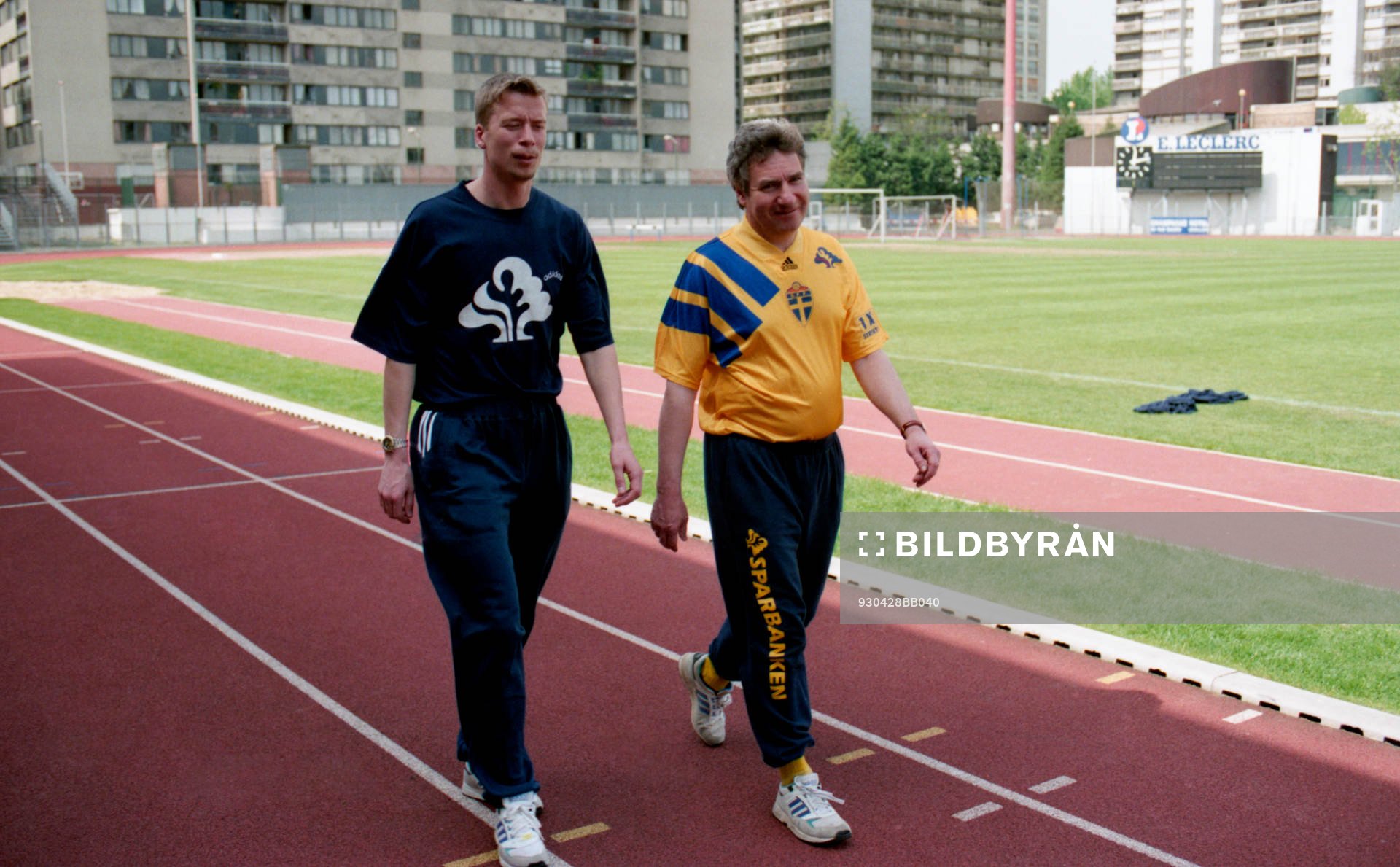 Johnny Ekström och läkaren Jan Ekstrand