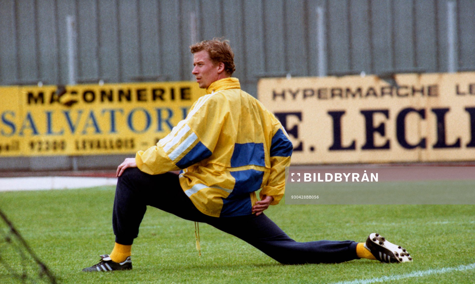 Johnny Ekström stretchar