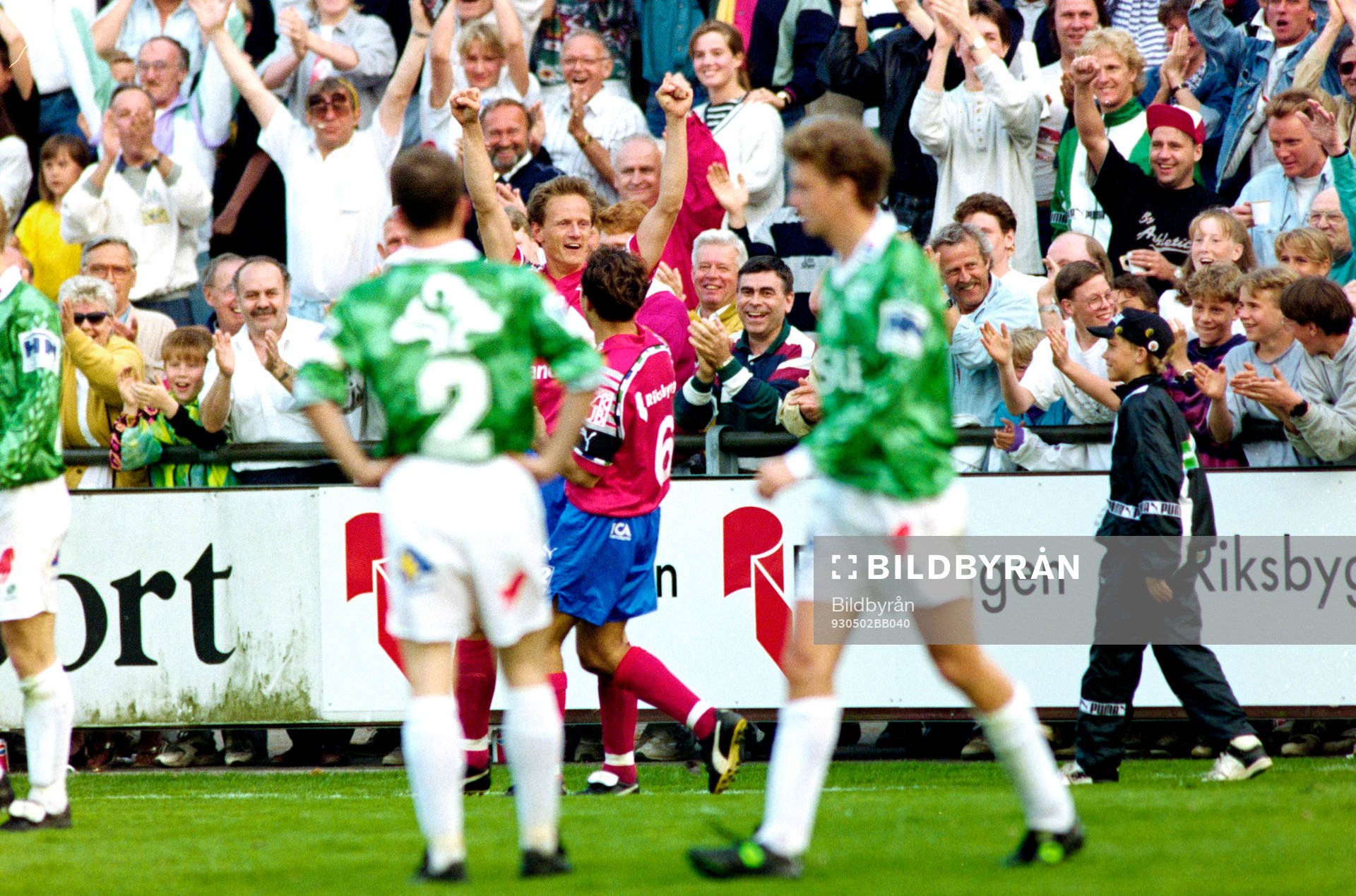 Mikael Ragvald, Helsingborg, jublar