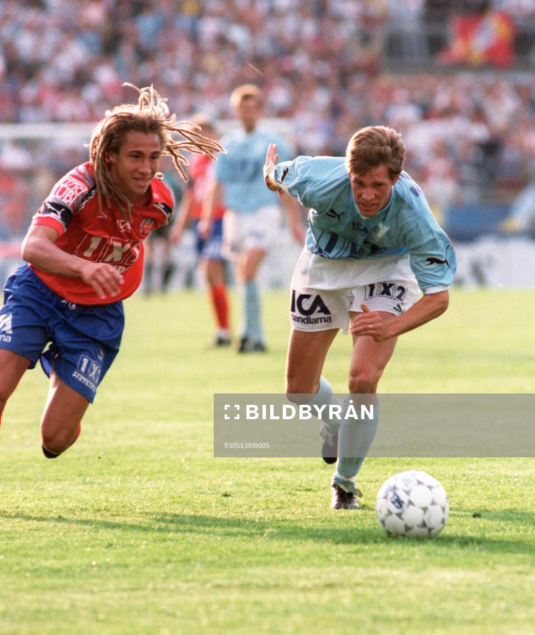 Henrik Larsson och Jens Fjellström. Henke