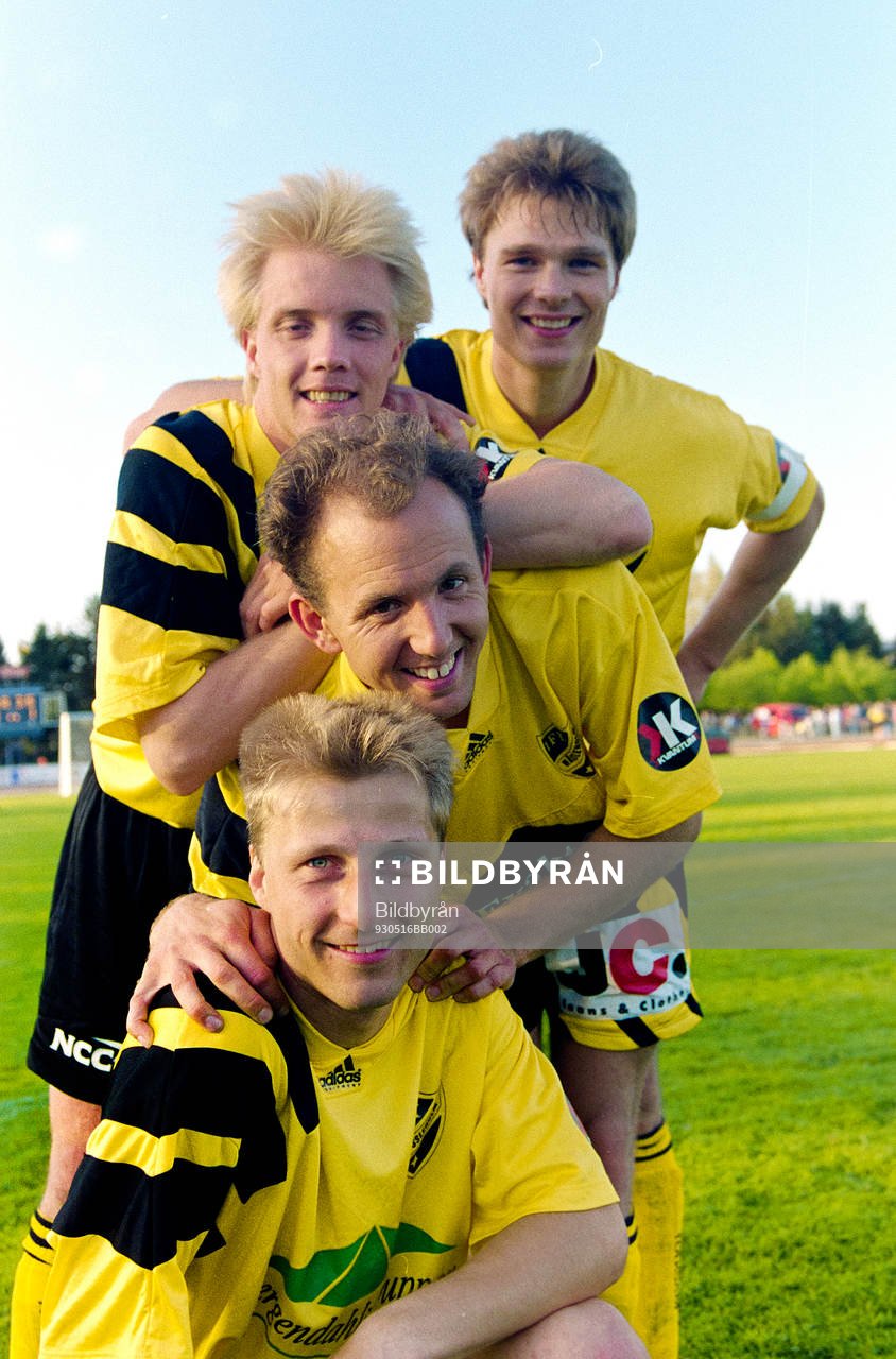 Hässleholms målskyttar Christer Andersson, Miguel Toré,