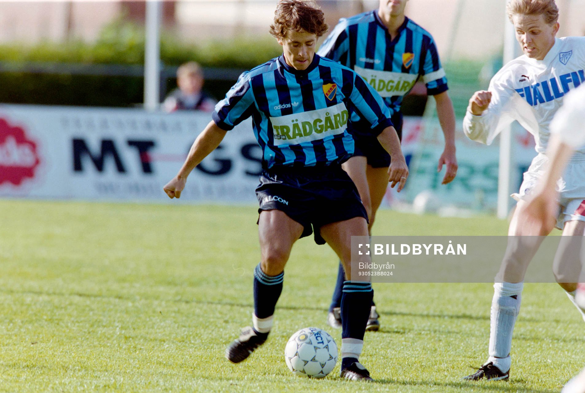 Fotboll, Div 1 Norra, Djurgården - Ope, 6-0: Ken Burwall, Djurgården.
