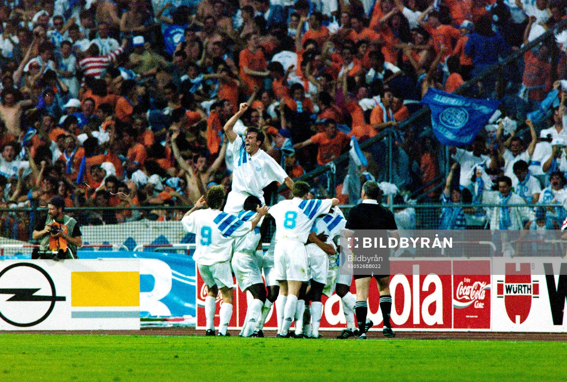 Fotboll, Champions League, Final, Olympique Marseille -