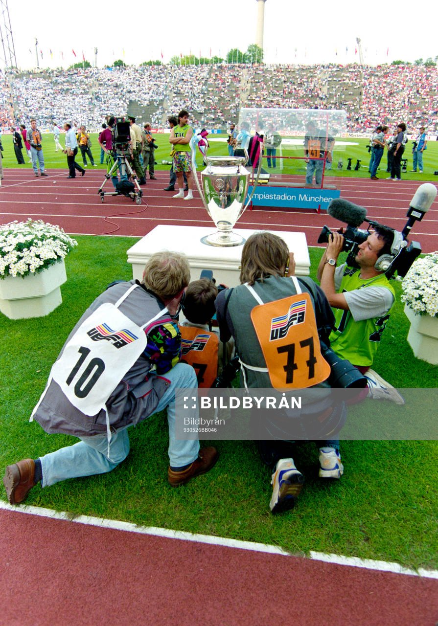 Fotboll, Champions League, Final, Olympique Marseille -