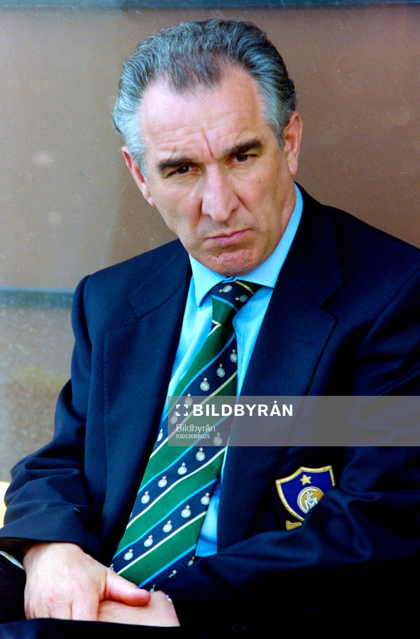 Fotboll, Serie A, Parma - Inter, 2-0: Osvaldo Bagnoli, tränare, Inter. 