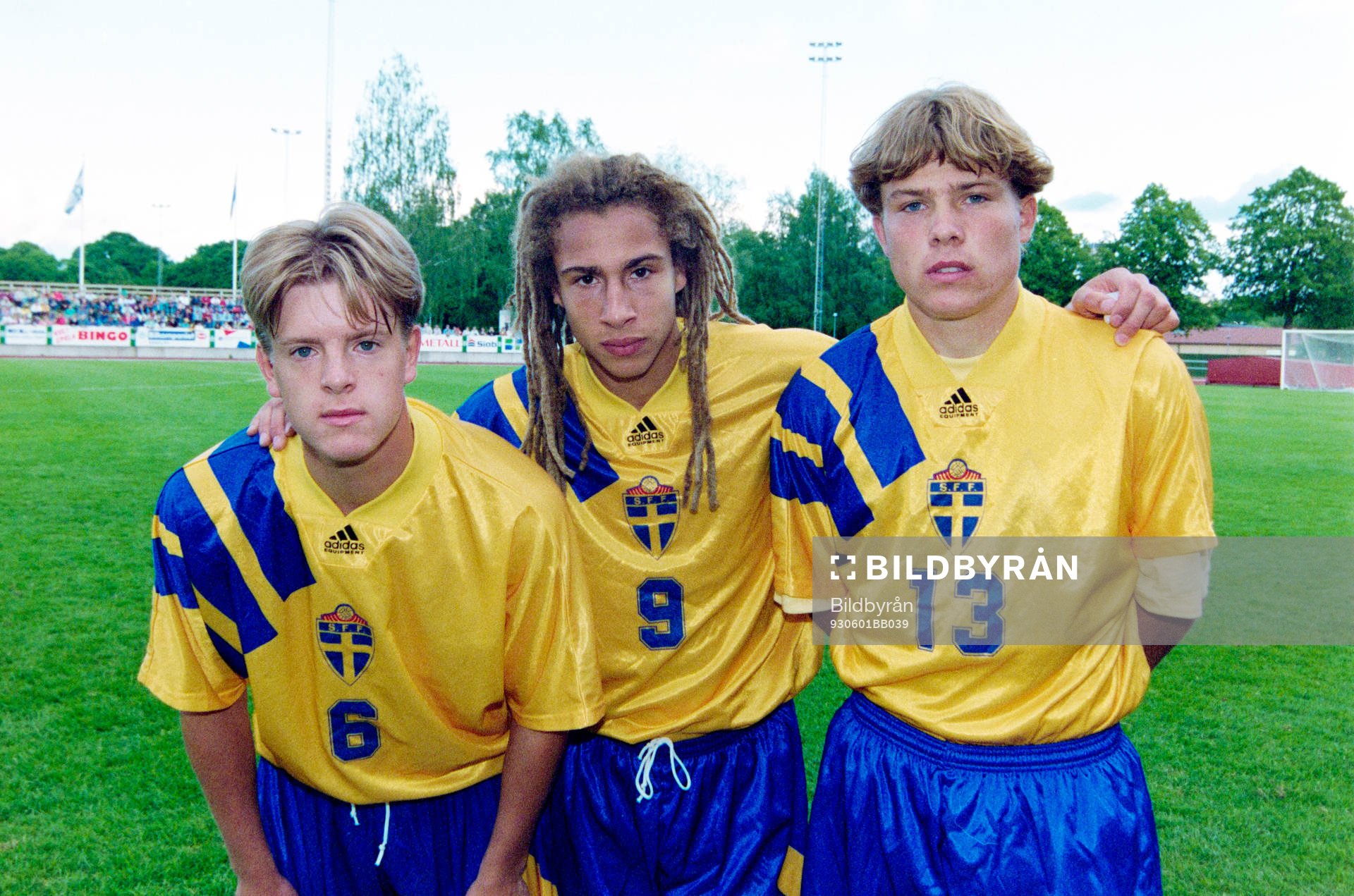 Jesper Ljung, Henrik Larsson och Ola Nilsson, Sverige