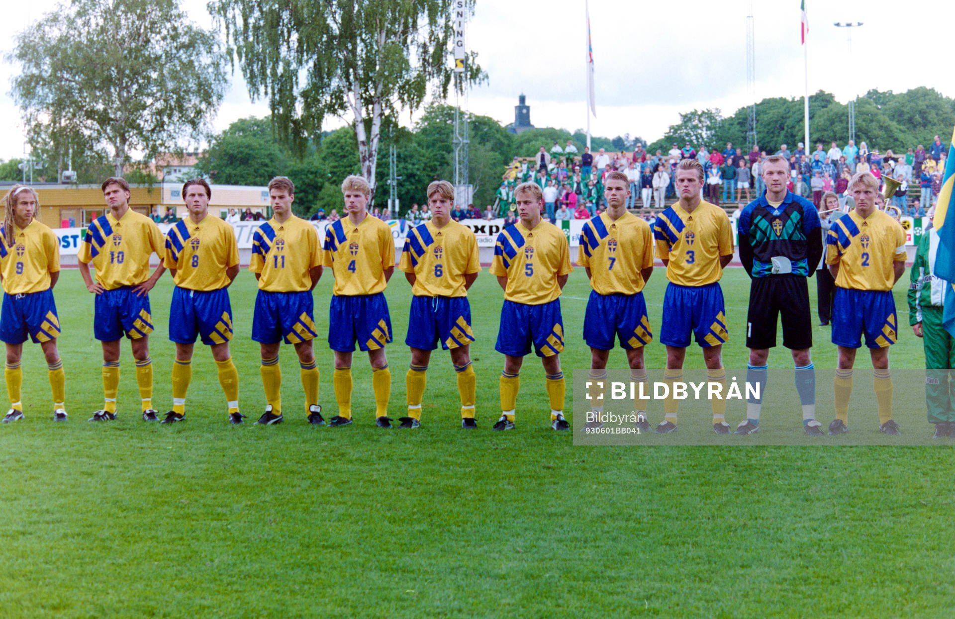 Startelva, fr.v. Henrik Larsson, Jonny Rödlund, Stefan
