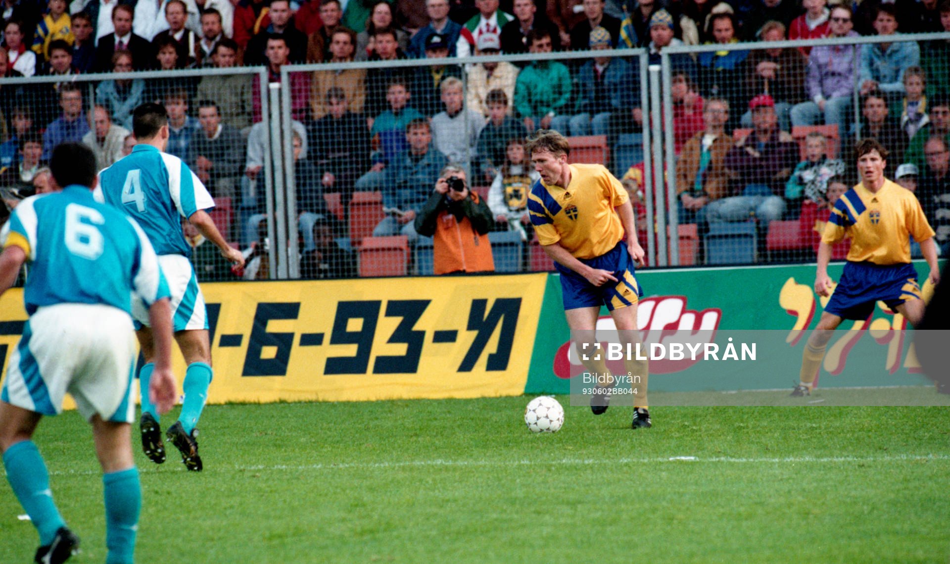 Jan Eriksson med bollen