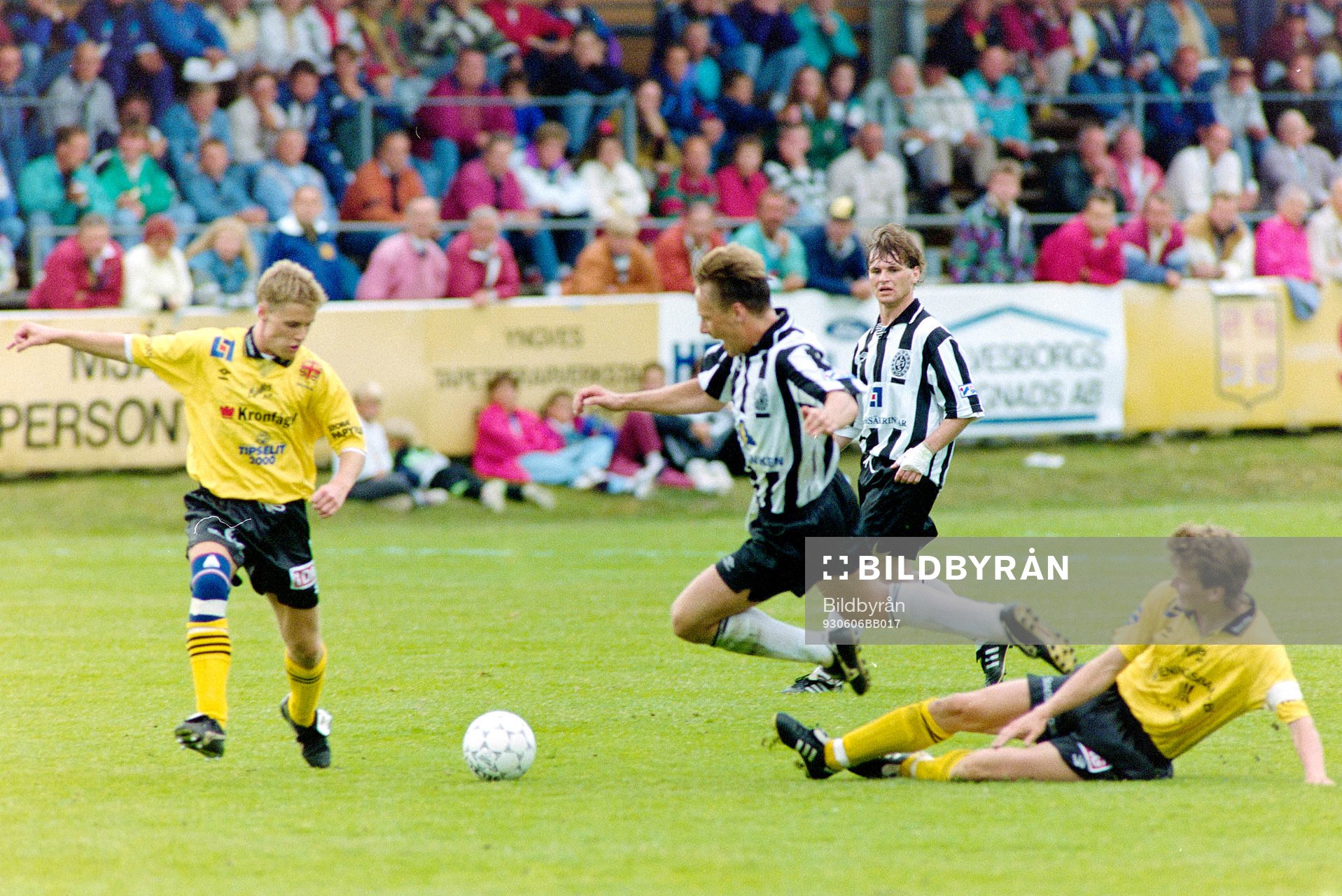 Fotboll, Div 1 Södra, Mjällby - Landskrona, 1-3