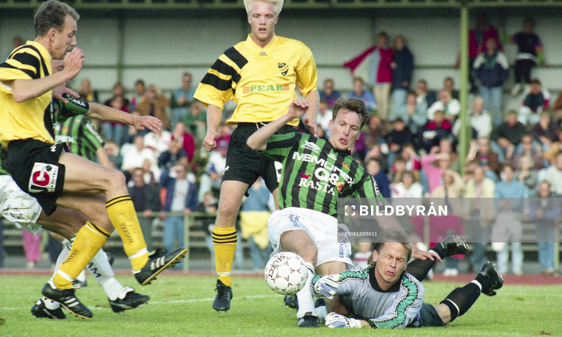 Percy Olsson, Hässleholm, Sören Järelöv, målvakt, Gais