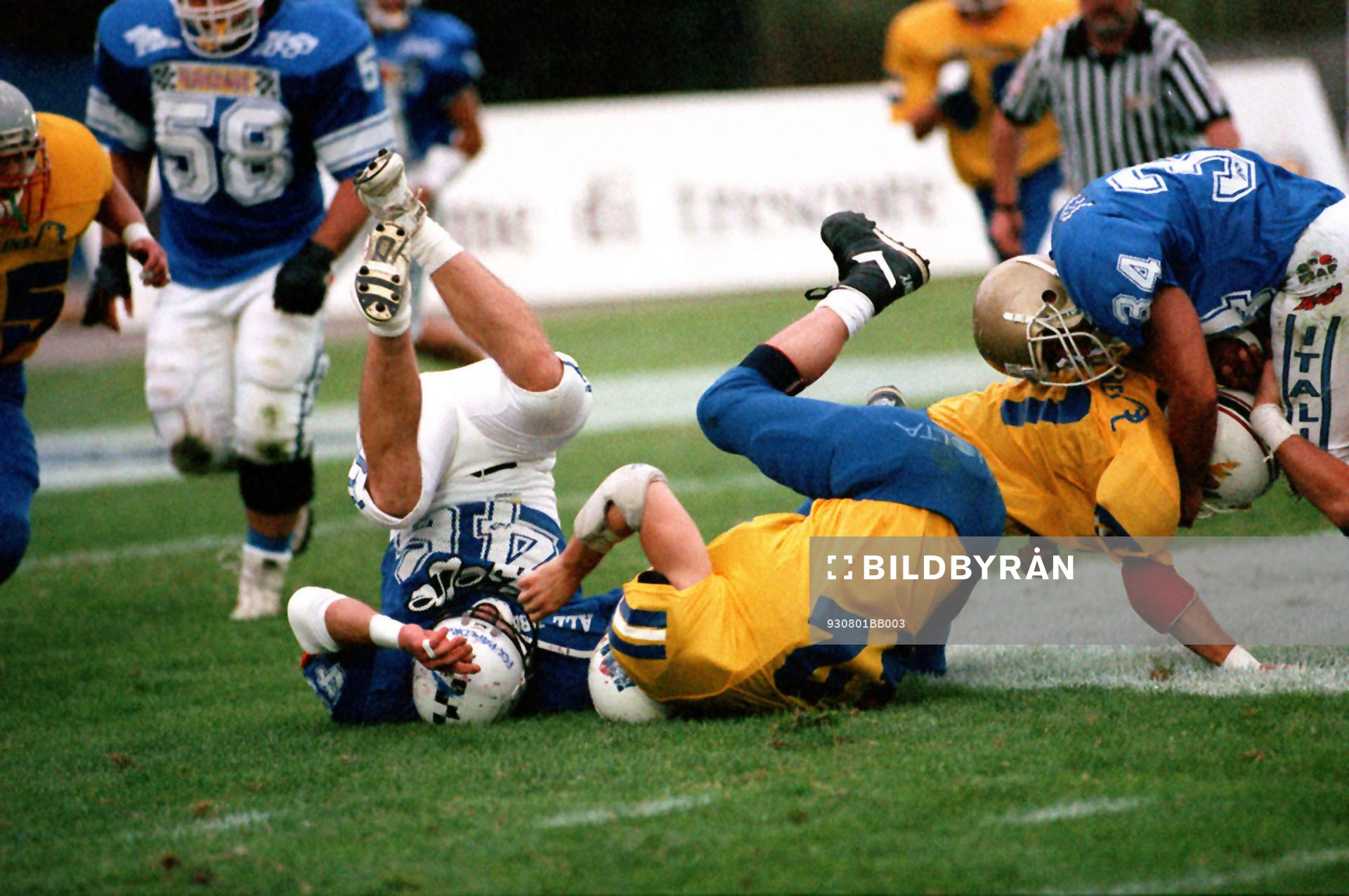 1993 Amerikansk fotboll, EM, Sverige - Italien