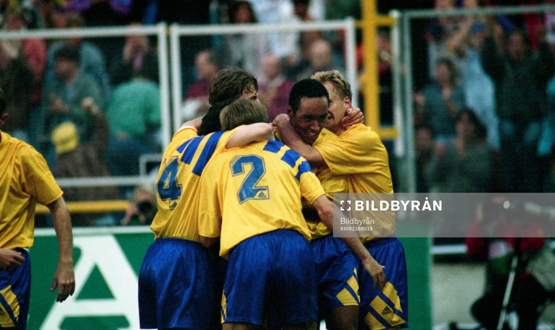 Patrik Andersson, Roland Nilsson, Martin Dahlin och Jonas