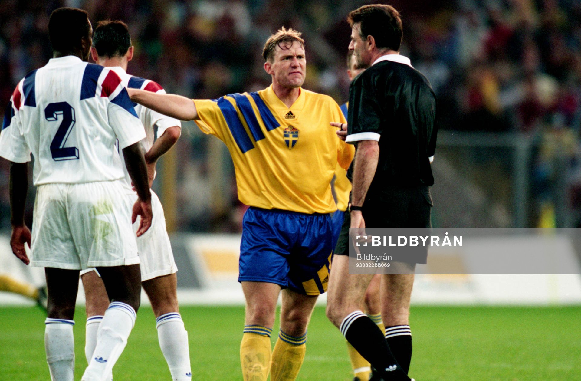 Jan Eriksson är förgrymmad på domaren