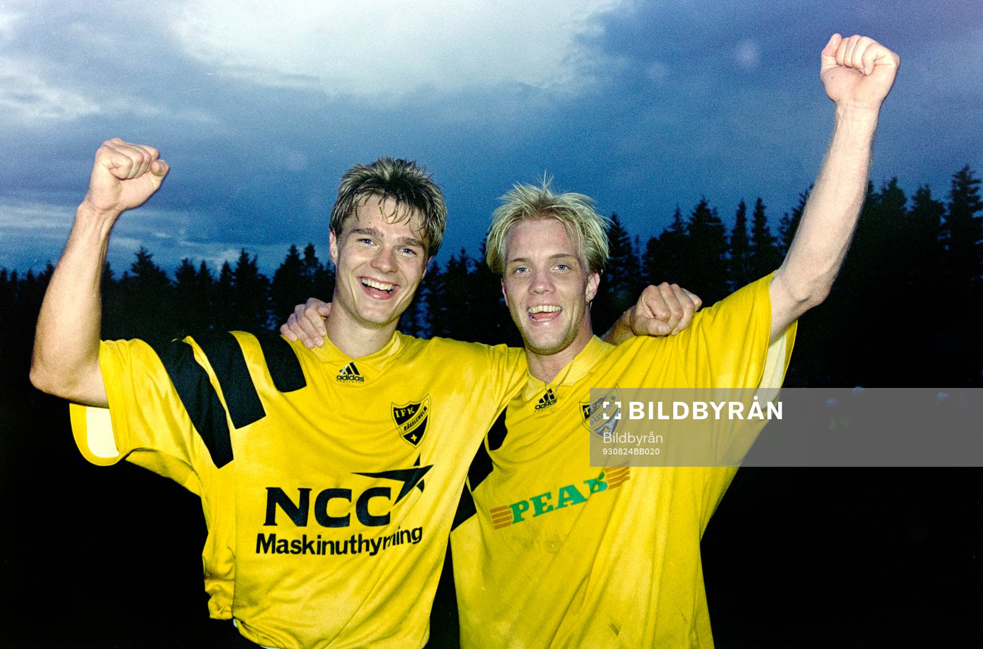 Hässleholms tvåmålsskyttar Per Nilsson och Percy Olsson