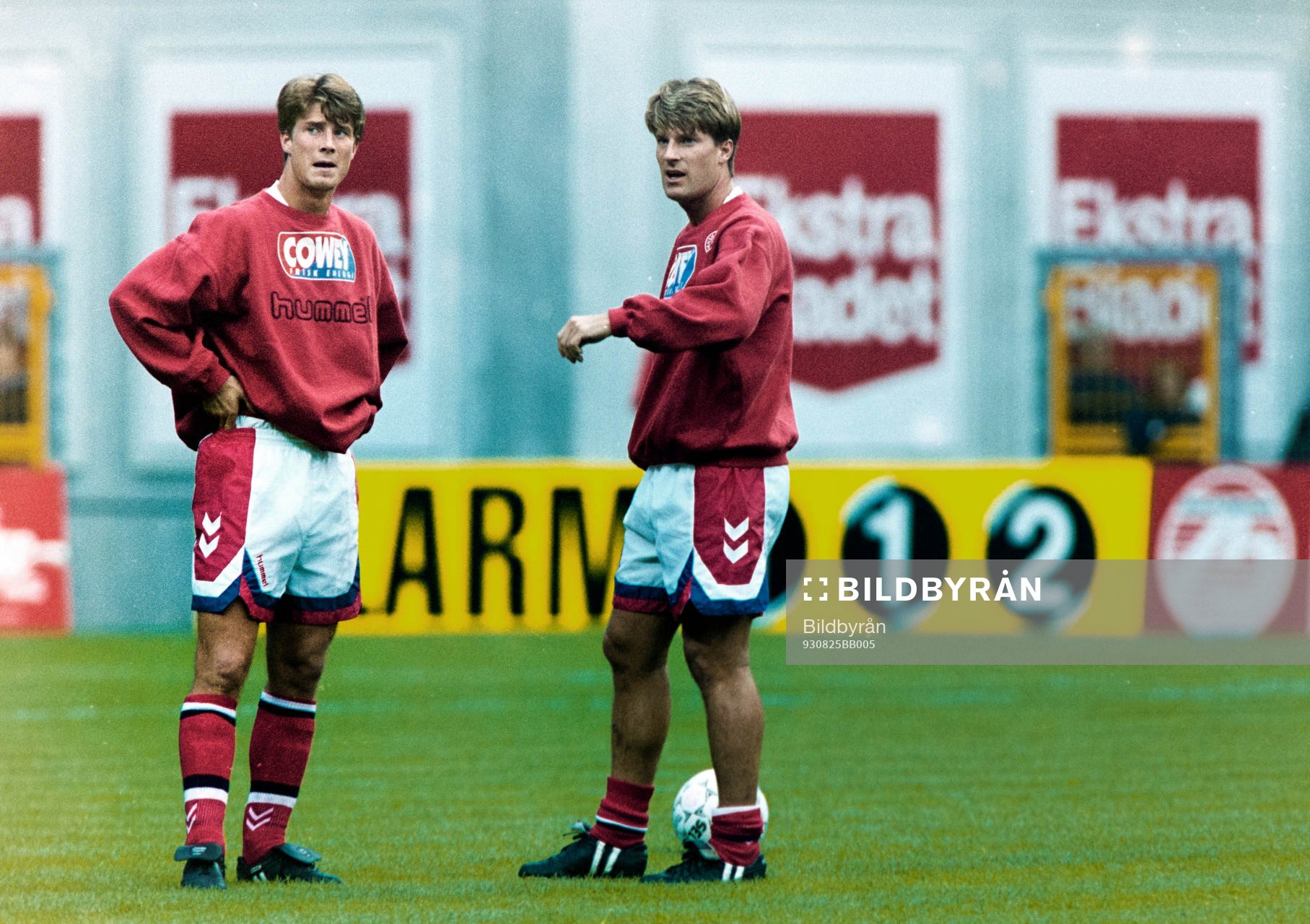 Brian Laudrup och Michael Laudrup, Danmark