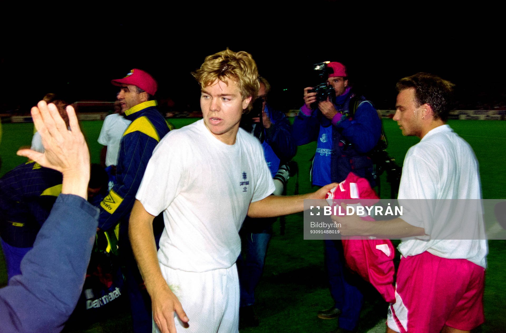 Fotboll, Cupvinnarcupen, Degerfors - Parma, 1-3:  Tomas Brolin, Parma efter matchen.