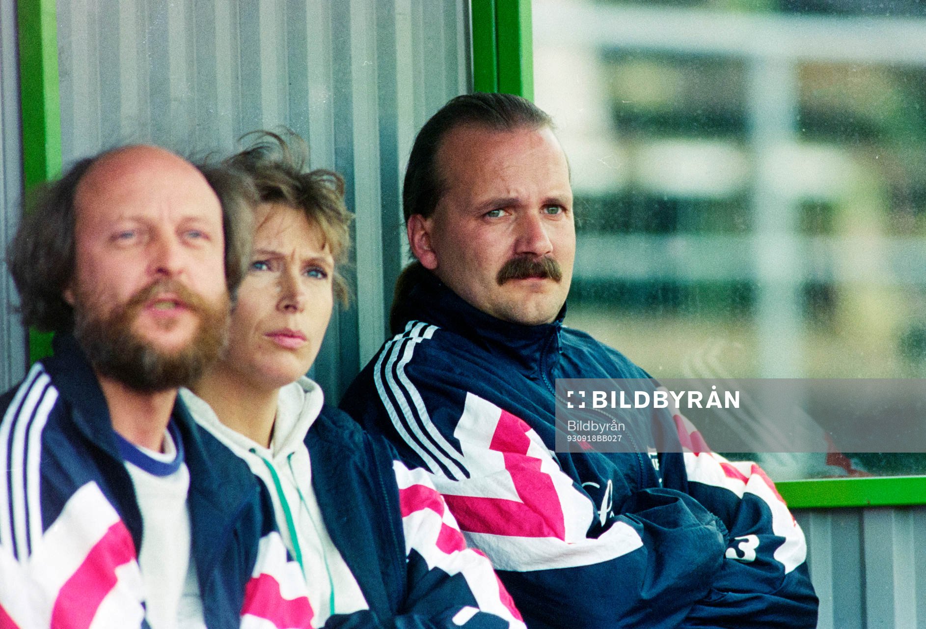 Jan Axelsson, tränare i Uddevalla till höger