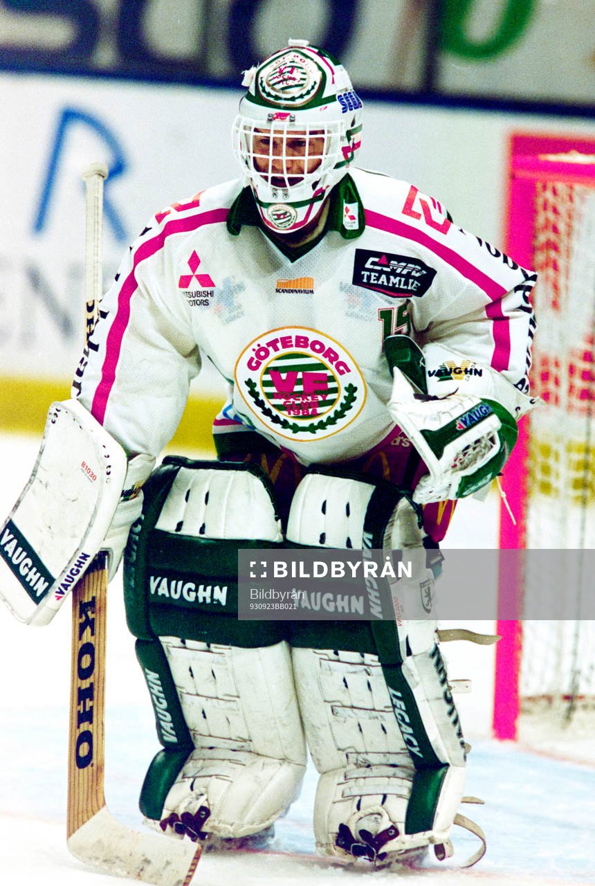 Mikael Sandberg, målvakt i Frölunda