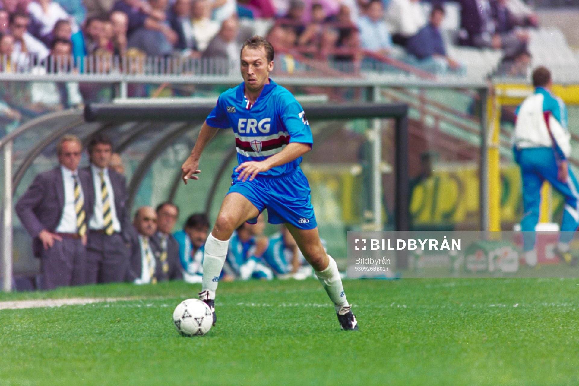 David Platt, Sampdoria med bollen