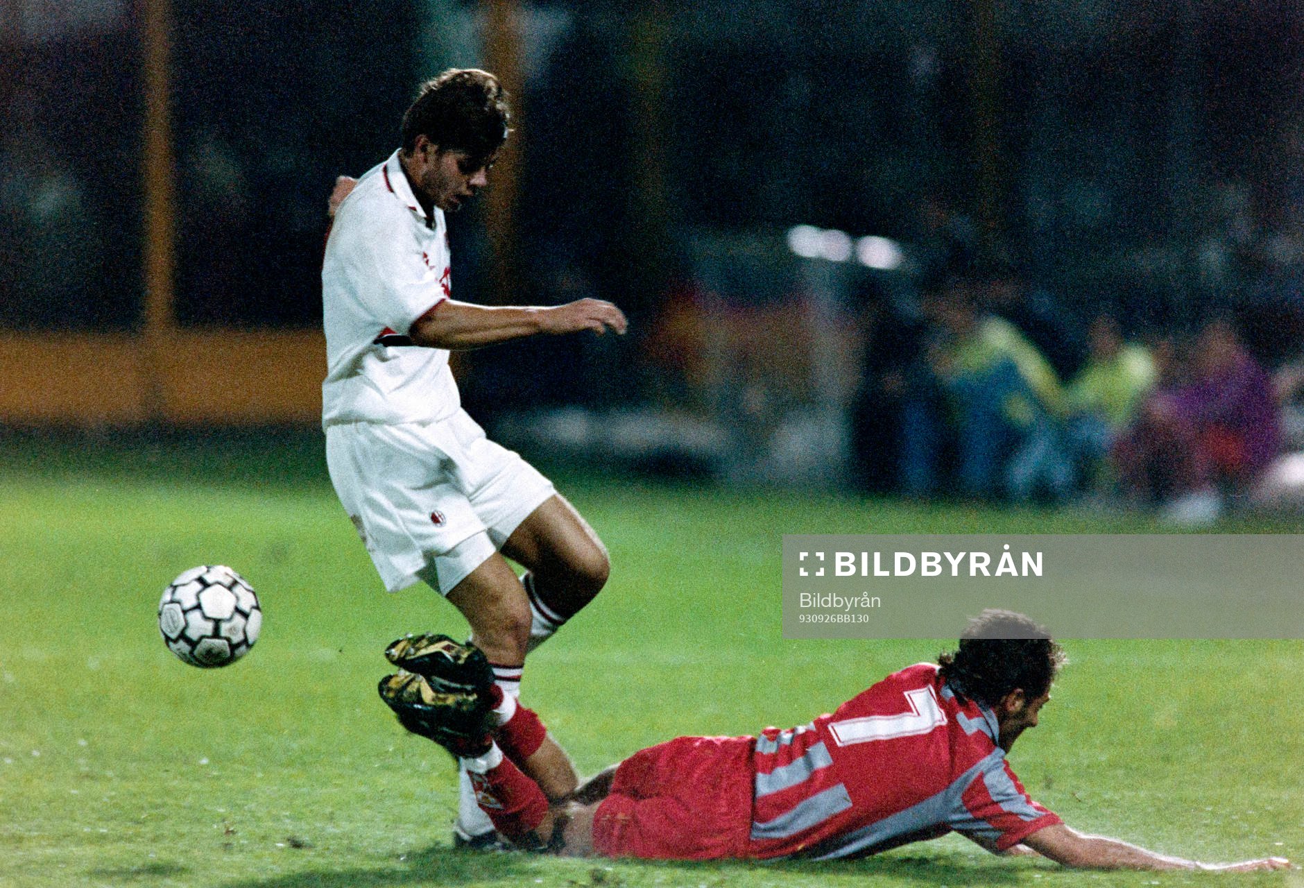 Fotboll, Serie A, Cremonese - Milan, 0-2: Zvonimir Boban, Milan