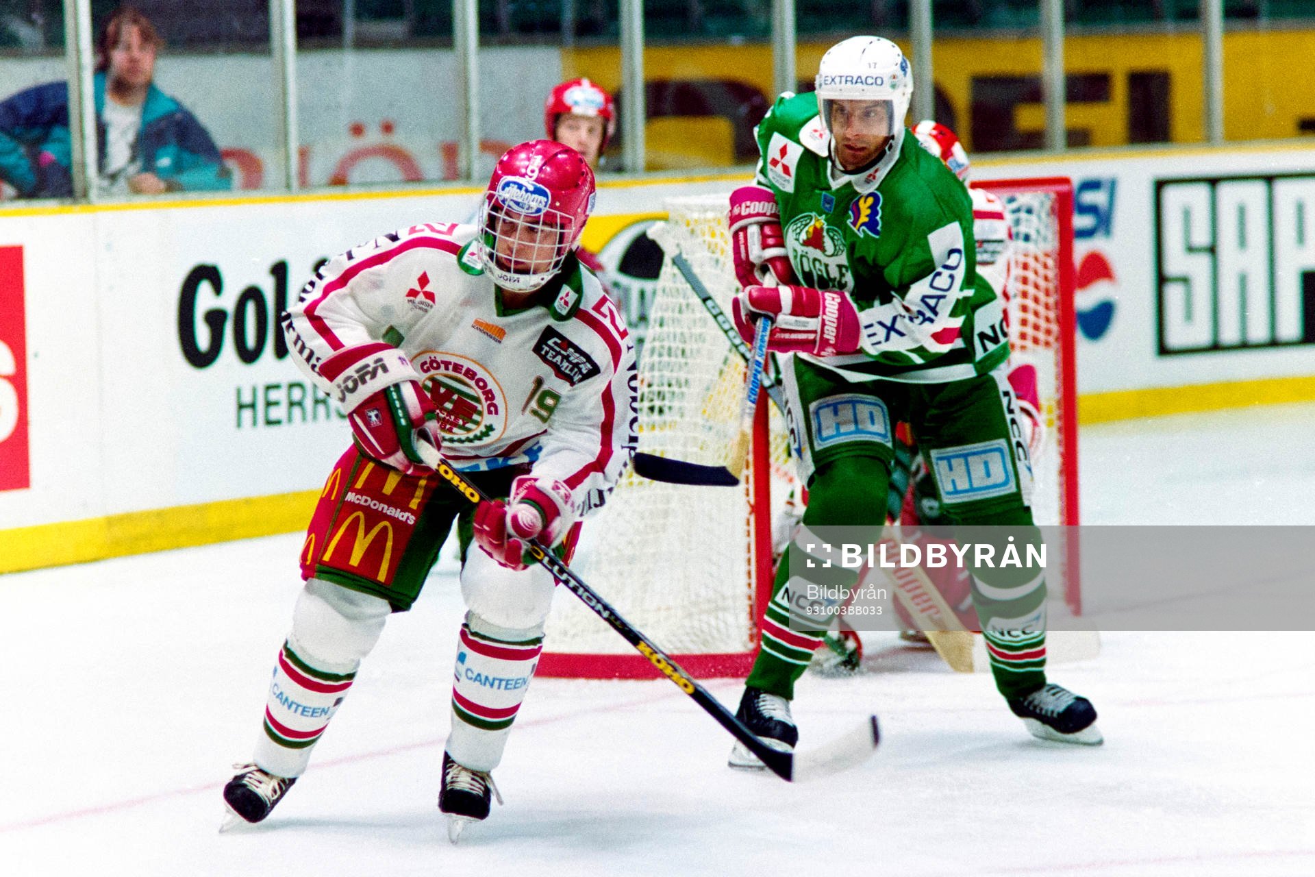Peter Högardh, Västra Frölunda och Thomas Srsen, Rögle