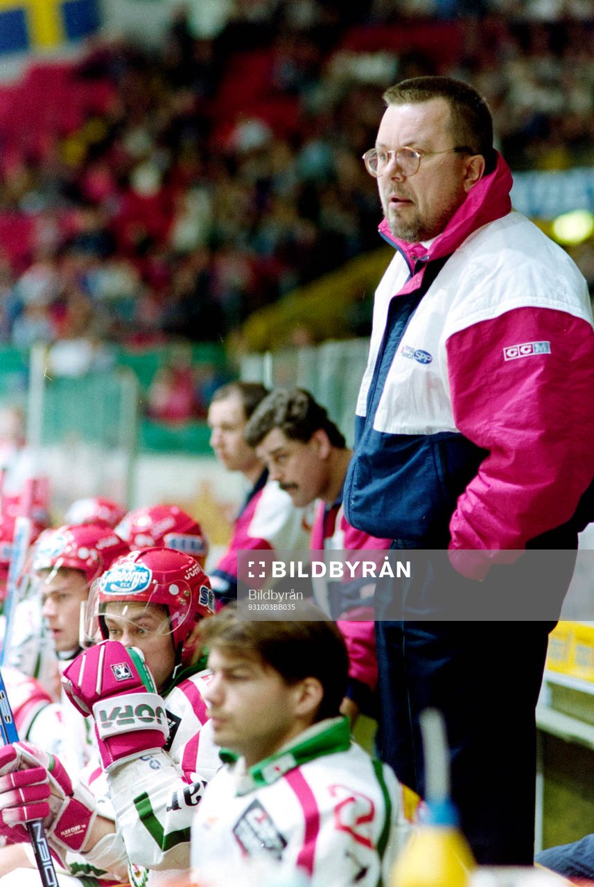 Leif Boork, tränare i Västra Frölunda