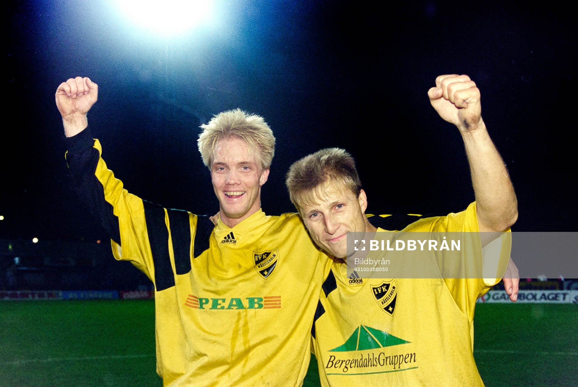 Hässleholms målskyttar Percy Olsson tre mål och Christer