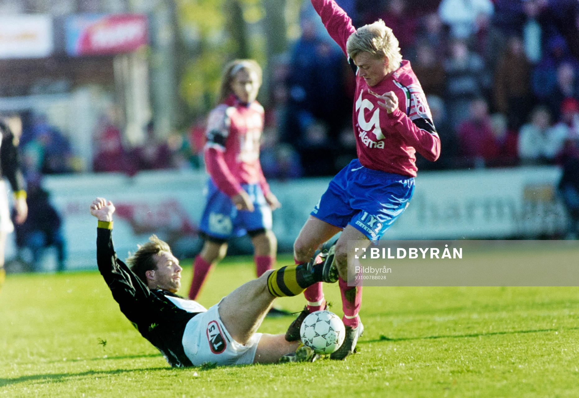 Kim Bergstrand, AIK med dobbarna före mot Jesper Ljung,