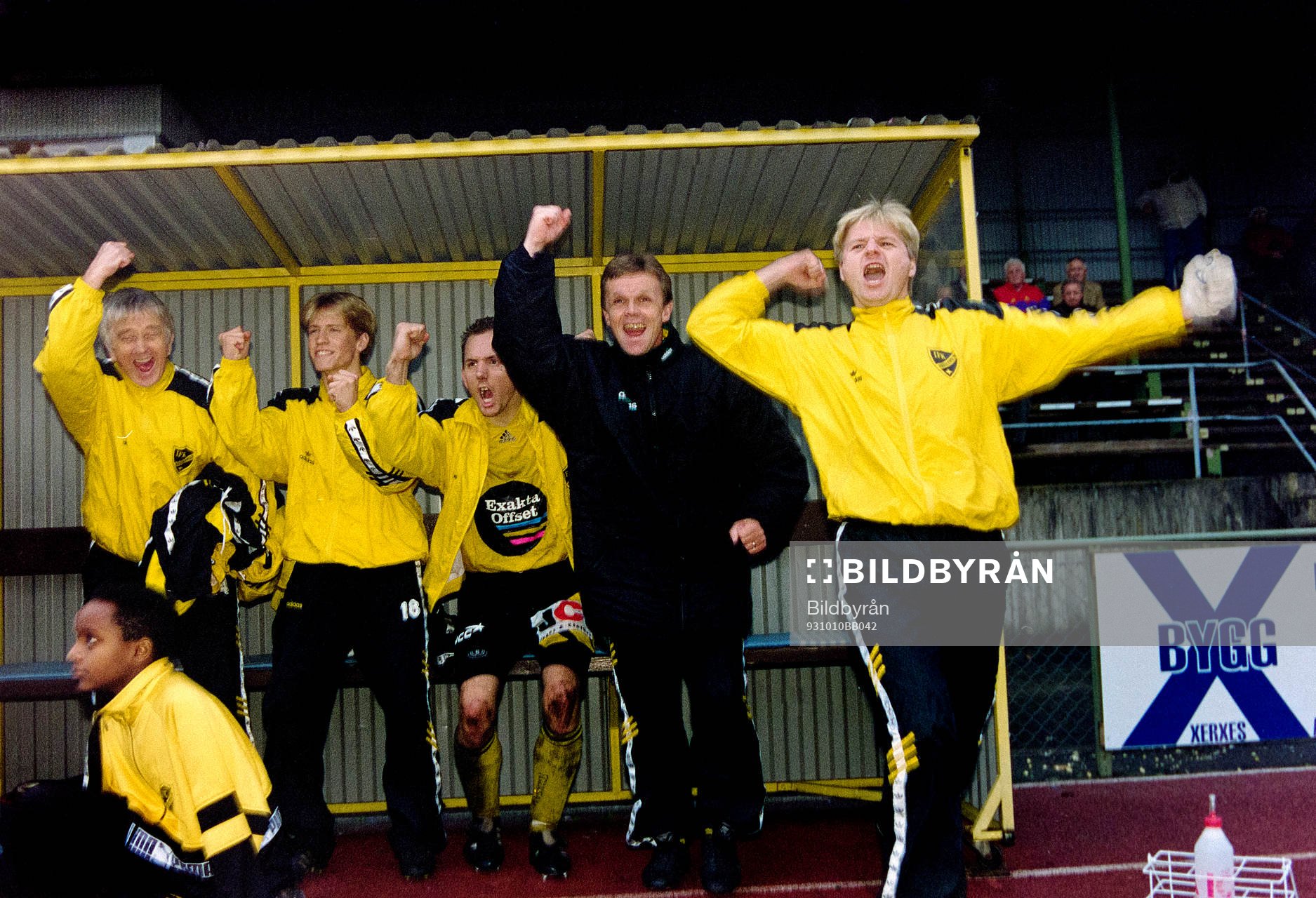 Anders Linderoth och Peter Swärdh jublar