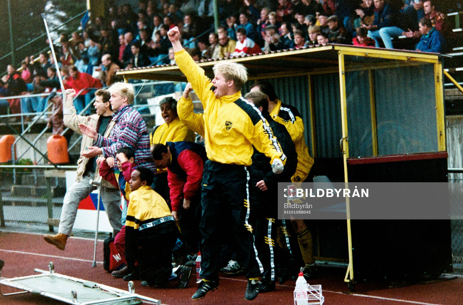 Fotboll, Div 1 Södra, IFK Hässleholm - Skövde, 1-0: Peter Swärdh, ass. tränare i Hässleholm. 