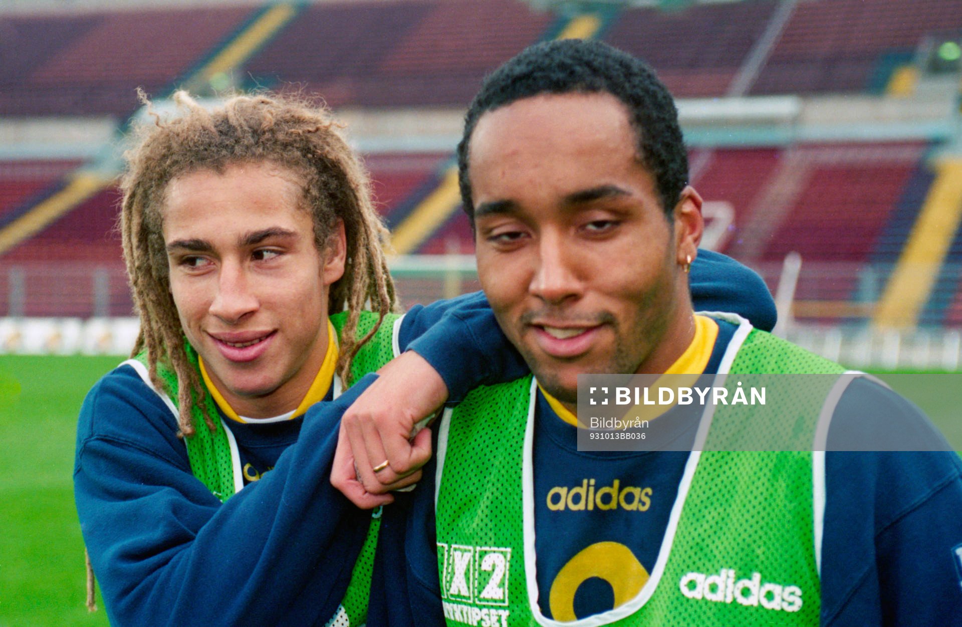 Henrik Larsson och Martin Dahlin