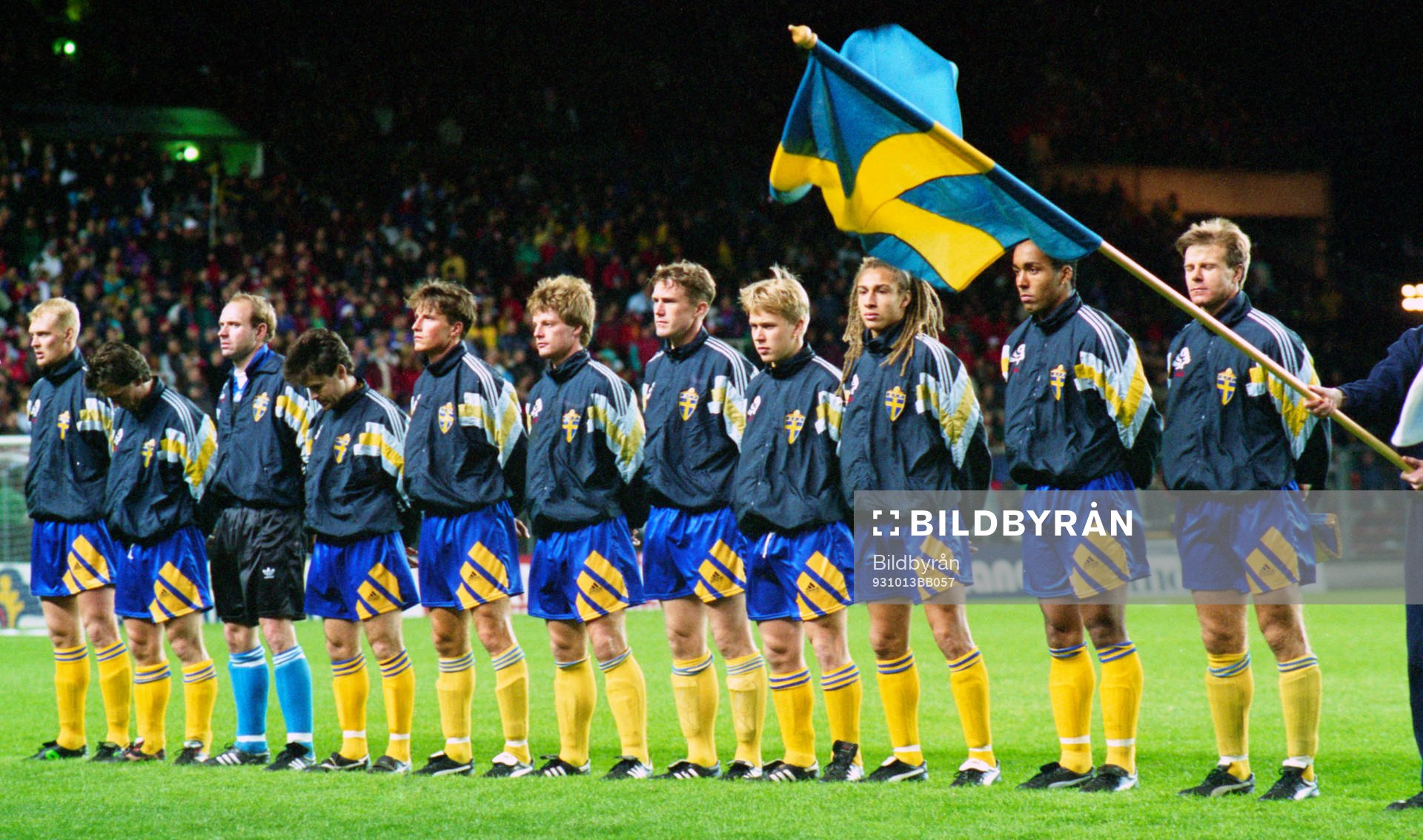 Fotboll, VM-Kval, Sverige - Finland, 3-2, lagbild,