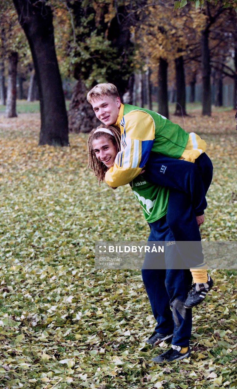 Henrik Larsson och Pär Zetterberg