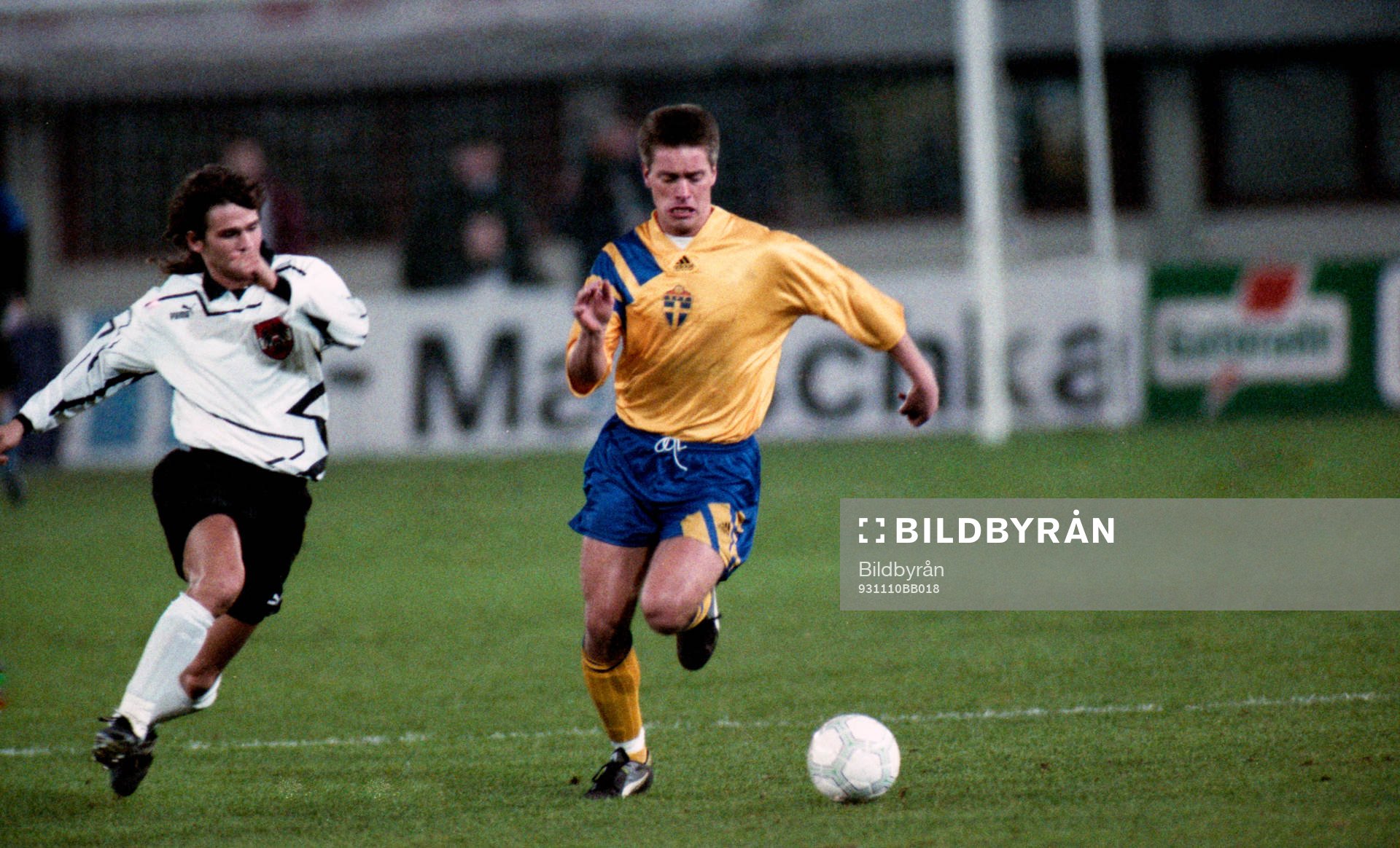 Jan Jansson med bollen