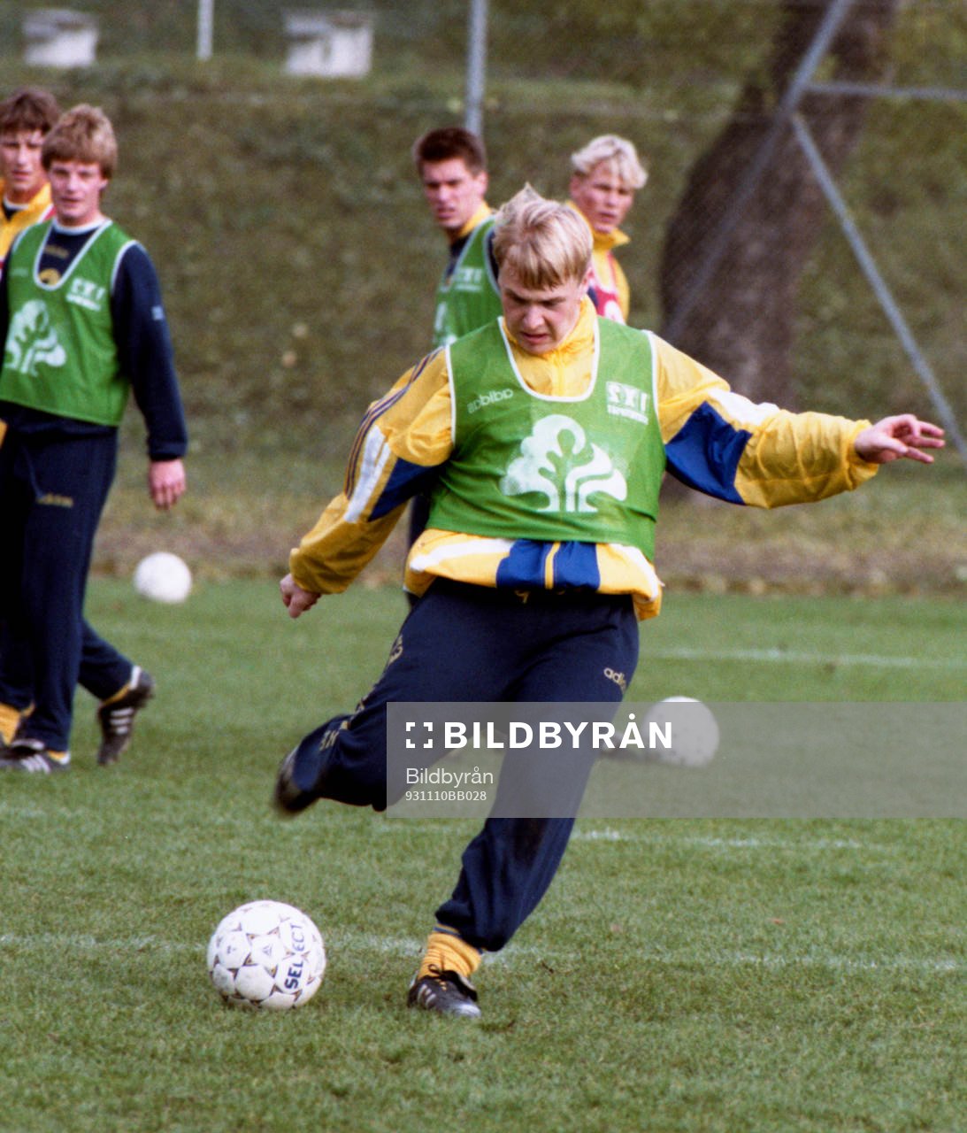 Pär Zettterberg skjuter på träning