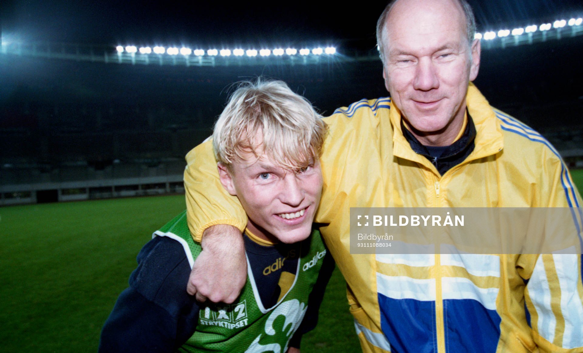 Mats Lilienberg och Tommy Svensson, förbundskapten