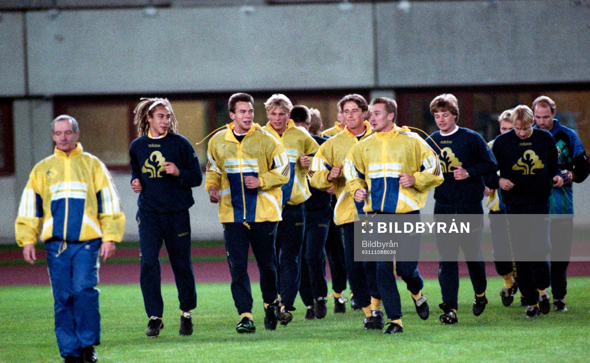 Henrik Larsson, Patrik Andersson och Stefan Landberg i