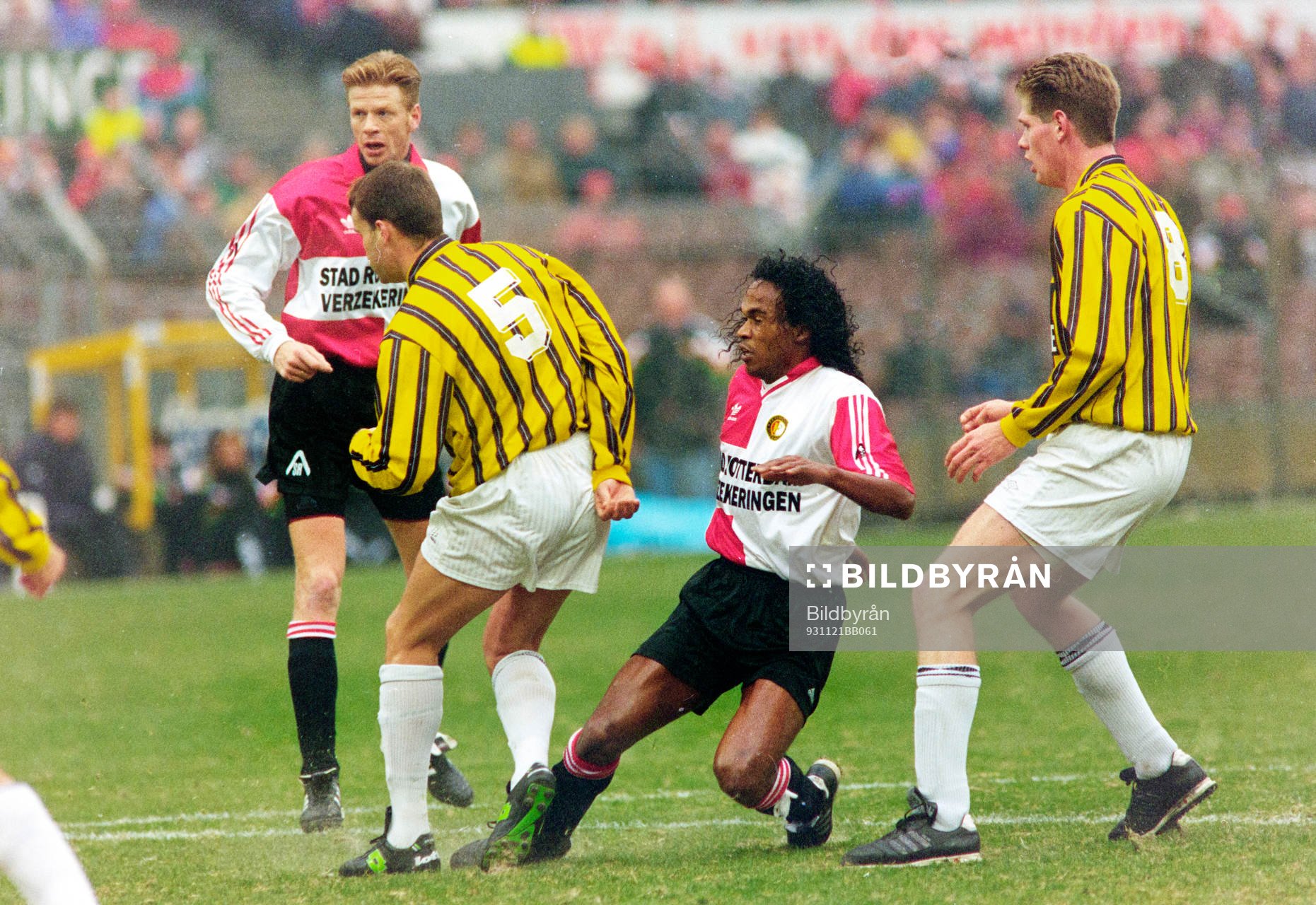 Fotboll, Holländsk, Feyenoord - Vitesse, 1-1: Gaston Taument, Feyenoord.